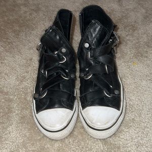 Ash Leather High Top Sneakers